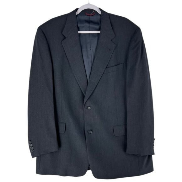 Hart Schaffner Marx Other - Hart Schaffner & Marx Navy Wool 2 Button Blazer